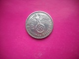 HOPCT MONEDA - GERMANIA REICH 2 MARK 1937 HINDENBURG [ 5 ] -FRUMOASA - -MONEDE STRAINE- ARGINT