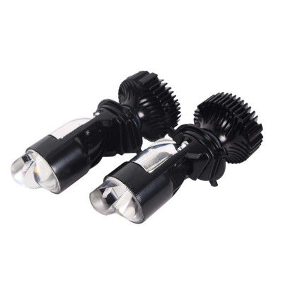 Set 2 becuri auto A7, H4, 90 W Canbus, 2 faze, 30000lm/set, 6000K foto