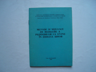 Metode si mijloace de reducere a pierderilor la ovine in judetul Bihor foto