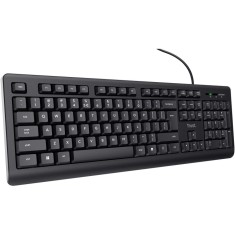 Tastatura cu fir Trust, negru
