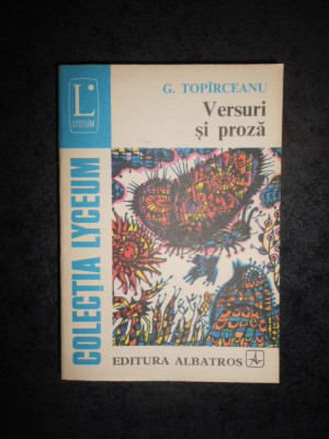 G. TOPARCEANU - VERSURI SI PROZA foto