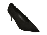 Pantofi eleganti EPICA PREMIUM negri, 2638, din piele intoarsa