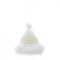 Decoratiune Craciun, tip caciulita, alb, 10 cm, SYWWTSB-6621124