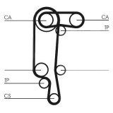Kit distributie + pompa apa Contitech CT957WP3 Vw Golf 6 Variant Polo Limuzina Polo Polo Caddy 3 Caroserie Ibiza 5 Ibiza 5 St Toledo 3