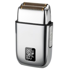 Aparat de Ras Electric Profesional 4D BIRAI&reg; LK-2015, Shaver 8500 RPM, Acumulator Reincarcabil, 3 Viteze Ajustabile, Waterproof, Display LCD, Afisaj L