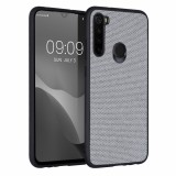 Cumpara ieftin Husa Kwmobile pentru Xiaomi Redmi Note 8, Textil, Gri, 57491.22, Carcasa