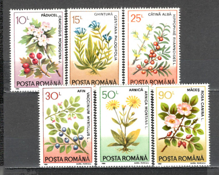Romania.1993 Plante medicinale ZR.893