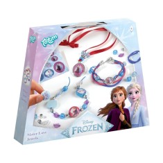 Set creativ Frozen pentru bratari si coliere, Totum, 4 ani+