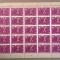 TIMBRE ROMANIA LP1208/1988 J.O. SEUL -Coala 25 timbre VAL. 3 LEI-MNH