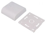 Carcasă Montare pe Perete ABS Albă 80x80x25mm