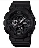 Ceas Dama Sport Casio G-Shock Baby-G Negru Mat, Model 2024, Rezistent Apa si Socuri, Curea Silicon
