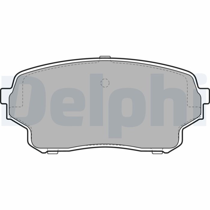DELPHI LP2000 set placute frana,frana disc