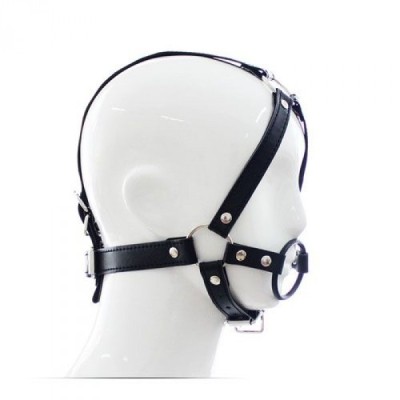 Masca Head Harness + Ring Gag [ Calus cu Inel ]# foto