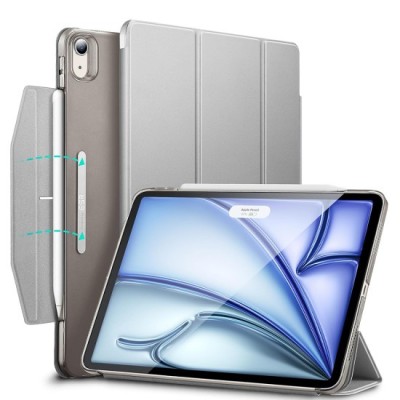 Husa pentru iPad Air 13 (2024) - ESR Ascend Trifold - Frosted Grey foto