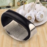 Presă Usturoi Manuală, Ergonomică, Metalică, Negru, Oem