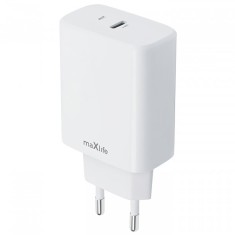 Incarcator Retea MaXlife MXTC-10-20C, 20W, 3A, 1 x USB-C, Alb foto