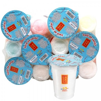 Set 12x15g Vata de zahar la pahar DIV. SORTIMENTE Laleli MGR25671 foto