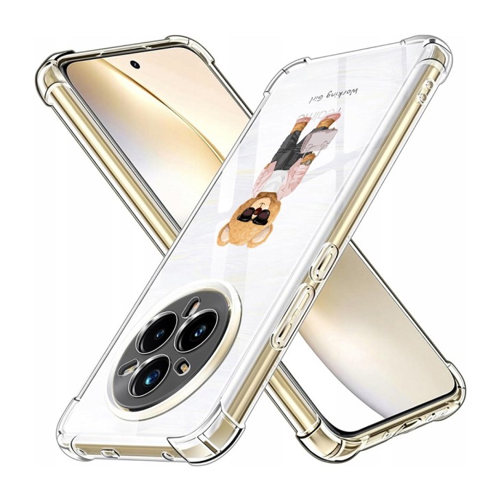 Husa antisoc pentru realme 14 pro - airbag tpu, col&Egrave;uri ranforsate - working girl