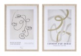 Cumpara ieftin Set 2 tablouri decorative Sherley 50x8x70 cm