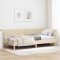 vidaXL Cadru de pat colțar Altele cu headboard Crem 100 x 200 cm 42016203