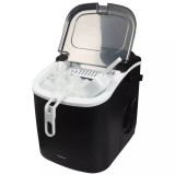 Aparat automat pentru gheata, 100 W, panou LED, capacitate rezervor de 1,2litri, negru, Klausberg