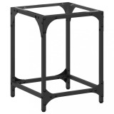 Cumpara ieftin Masuta de cafea, blat din sticla transparenta, 30x30x40 cm otel