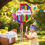 Pinata Petrecere Happy Birthday Multicolora 44 cm, Hartie, CMCLASS