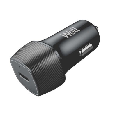 &amp;Icirc;ncărcător de mașină pentru telefon Well cu USB-C foto