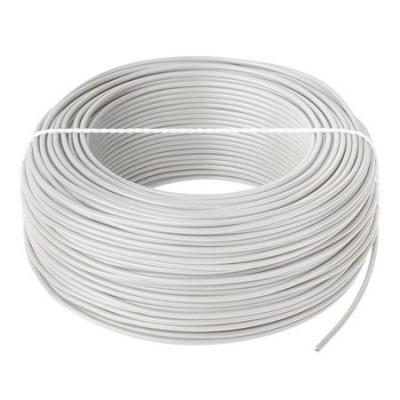 Cablu conductor flexibil LGY 1x0.5 H05V-K alb foto