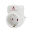 Adaptor pentru priza Delight, 3500 W, protectie la supratensiune, Alb