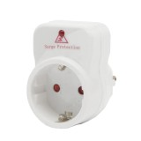 Adaptor pentru priza Delight, 3500 W, protectie la supratensiune, Alb