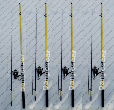 SET 4 Lansete ROBINHAN BOLENTINO PLUS 3m + 4 Mulinete SAIMINO X4000 foto