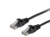 Equip 625457 cat.6 u/utp patch cable 0.5m black 8.34x11.68x500mm