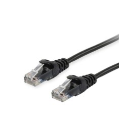 Equip 625457 cat.6 u/utp patch cable 0.5m black 8.34x11.68x500mm