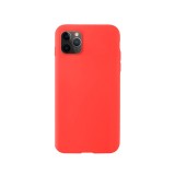 Husa TPU OEM Pure Silicone pentru Apple iPhone 11 Pro Max, Rosie