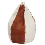BEAN BAG MARA IMITATIE PIELE - COGNAC/DIVERSE CULORI - Albastru 21898