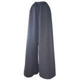 Pantaloni negri, lungi, din bumbac, talie elastica, Negru, M, XL