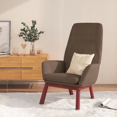 vidaXL Scaun de relaxare, gri taupe, material textil 341392 foto