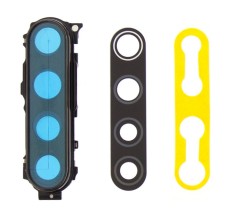 Geam Camera Xiaomi Redmi Note 8, Negru + Rama