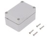 Carcasa universala KRADEX ABS IP67, 50x70x36 mm, cu bucsa din alama, gri