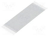 Conector cablu jumper flexibil TE Connectivity Flexstrip 1,27mm 50,8mm 15 contacte drepte