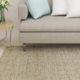 VidaXL Covor din sisal pentru st&acirc;lp de zg&acirc;riat, gri taupe, 66x300 cm