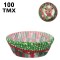 Forme Copt Cupcake, Model Cerb Cadou Brad, Multicolor, Set 100 Bucăți, 10.5cm, H&acirc;rtie
