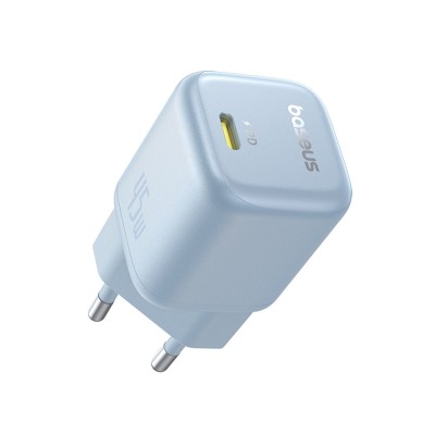 Incarcator GaN Fast Charge Baseus PicoGo, bleu, P10176800313-00 foto
