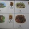 Belarus-WWF,fauna castori-set complet FDC