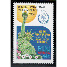 Palau 1986 Mi 158 MNH - Anul International al Pacii (II)