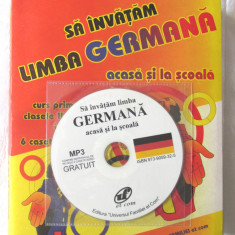 SA INVATAM LIMBA GERMANA ACASA SI LA SCOALA, Manual +Dictionar+ MP3+ 6 cas.audio