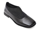 Pantofi EPICA negri, 2774540, din material textil si piele naturala