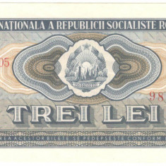 Romania lot bancnote 1966 (3 lei 1966 UNC)