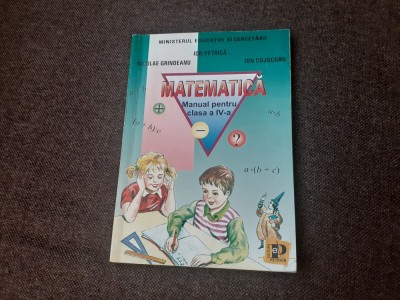 ION PETRICA MATEMATICA MANUAL PENTRU CLASA IV A foto